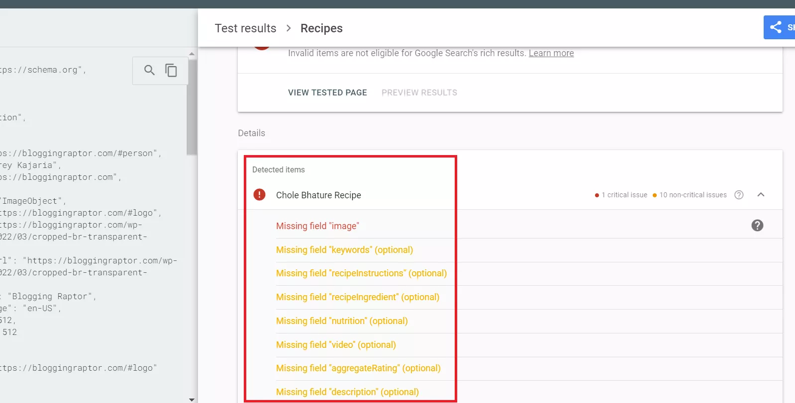 schema-snippet-errors